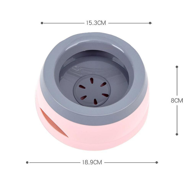 Pas de bol d’eau pour chien pour la maison et les voyages, plus de sols mouillés