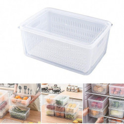 Kitchen Food Storage Box Transparent Plastic Sealed Fresh-keeping Box Food