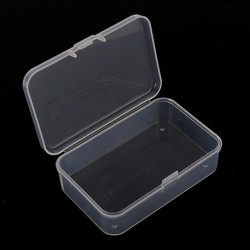 1pcs Clear Plastic Transparent With Lid Storage Box Collection Container Case