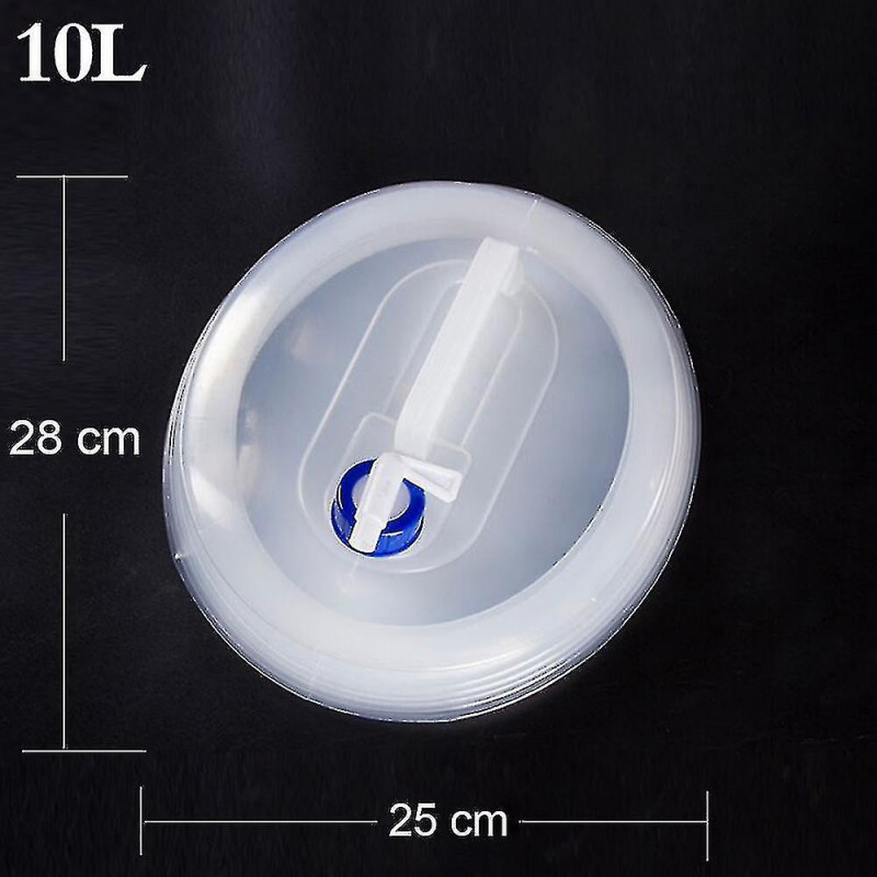 2 Pcs Portable Pliable Récipient d’Eau Premium Sac de Stockage d’Eau