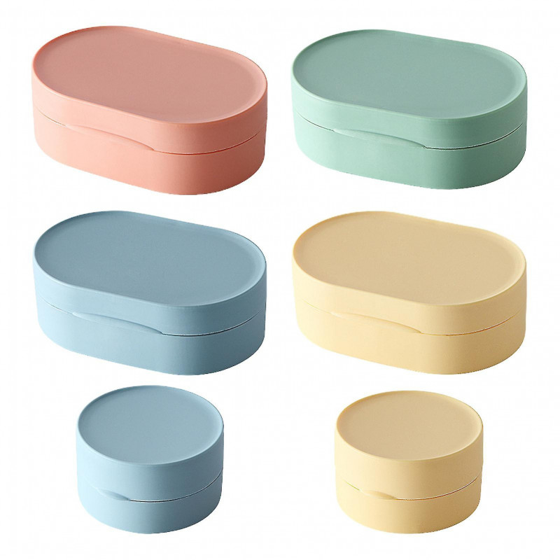 Soaps Dish Waterproof Leakproof Round Travel Soaps Box Container With Lid P Soaps Dish Waterproof Leakproof Round Travel Soaps Box Container With Lid P
