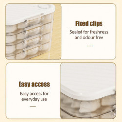 Boîte de rangement scellée pour boulettes avec couvercle Récipient alimentaire de rétention froide Hom