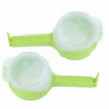 2Pcs Plastic Food Bag Cap Multifunctional Moisture Proof Resealable Sealer
