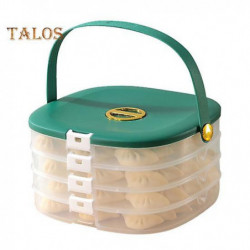 Refrigerator Food Box Large Capacity Fresh-Keeping Plastic Eco-friendly Timed Frozen-Chaos Dumpling Storage Box [...]