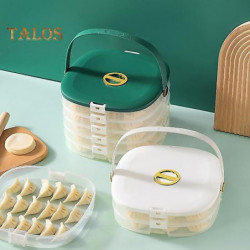 Refrigerator Food Box Large Capacity Fresh-Keeping Plastic Eco-friendly Timed Frozen-Chaos Dumpling Storage Box [...]
