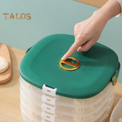 Refrigerator Food Box Large Capacity Fresh-Keeping Plastic Eco-friendly Timed Frozen-Chaos Dumpling Storage Box [...]