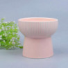 Ceramic Raised Elevated Bowl Pet Cats Dogs Food Water Dish Stress Free Porcelain Feeding Dispenser Container