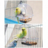 Bird Feeder for Budgerigar Canary Parrot Finches Parakeet Seed Food Container