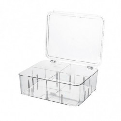 -divided Transparent Food Zing Container To Food From Decay And -kee Hold