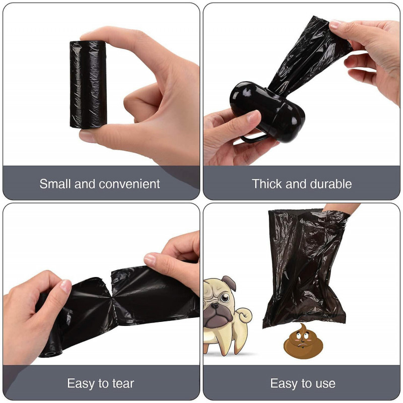 450/750/1500/1800poop Bags Dog Excrement Garbage Bag Pet Waste Poop Bag Dog Bag Dispenser Poop Bags Black/colors [...]
