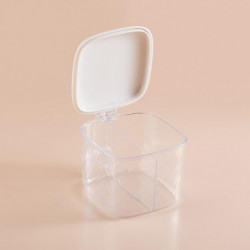 Southern Homewares Acrylic Spice Seasoning Storage Box Container avec 2 cuillères de service, rose