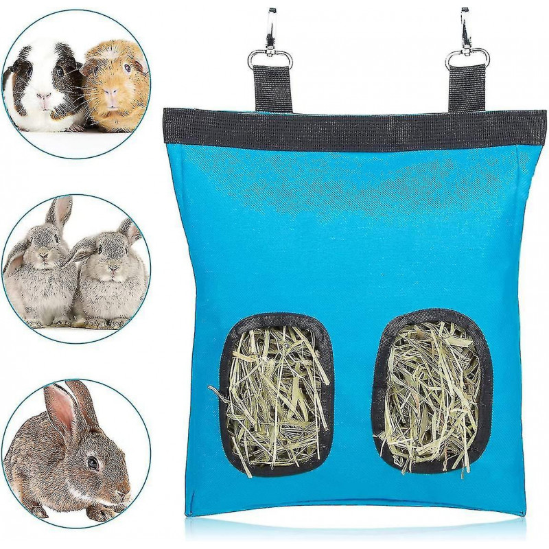 Rabbit Hay Feeder Bag, Guinea Pig Hay Feeder Storage Hanging Feeding Hay For Small Animals Larege Size 600d Oxford [...]