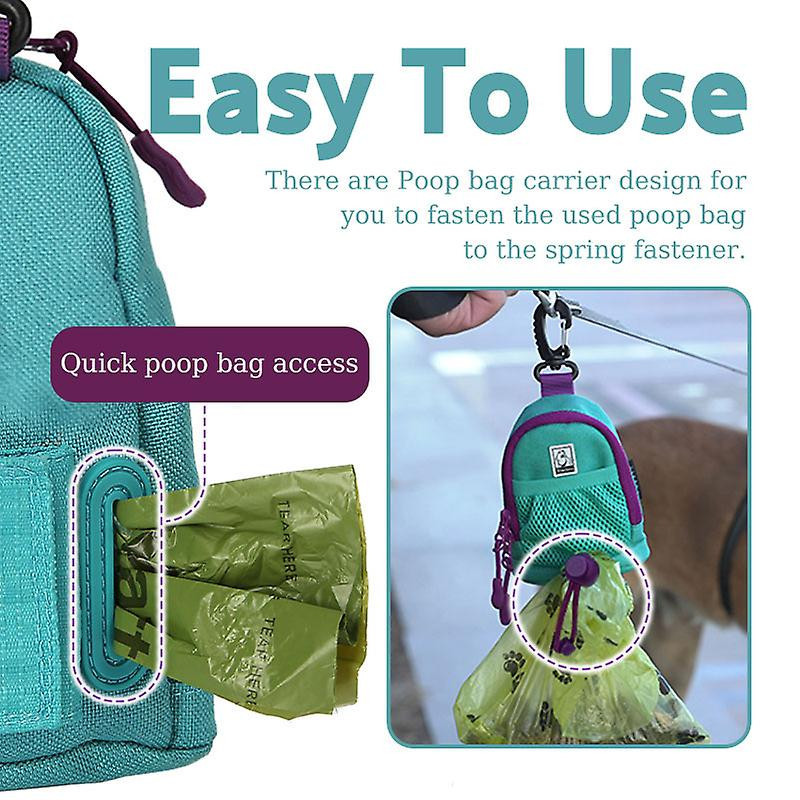 Pet Poop Bag Holder Portable Dog Waste Bags Dispenser With Leash Clip Multifunctional Pet Clean Accessories Traveling