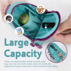 Pet Poop Bag Holder Portable Dog Waste Bags Dispenser With Leash Clip Multifunctional Pet Clean Accessories Traveling