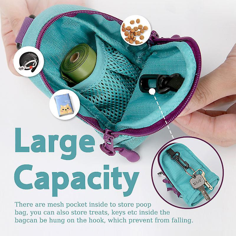 Pet Poop Bag Holder Portable Dog Waste Bags Dispenser With Leash Clip Multifunctional Pet Clean Accessories Traveling