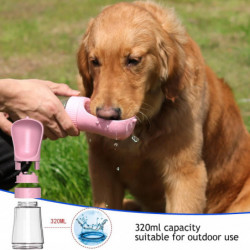 Dog Water Bottle, 330ml Dog Travel Water Portable Dog Water Bottle Pet Outdoor Drinking Cup Water Dispenser Dog [...]