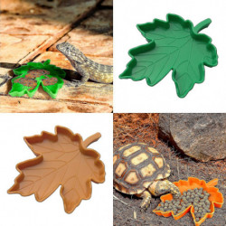 Reptile Plastic Bowl Small Water Plate Reptile Food Bowl Lizard Gecko (1pcs)