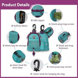 Pet Poop Bag Holder Portable Dog Waste Bags Dispenser With Leash Clip Multifunctional Pet Clean Accessories Traveling