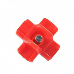 One-piece Spring Automatic Steel Ball New Drinking Fountain (5 Pieces - Red)