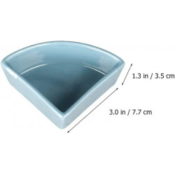 Hamster Bowl, Ceramic, Chewing Bowl, Water Bowl For Small Rodents, Gerbils, Hamsters, Mice, Pigs