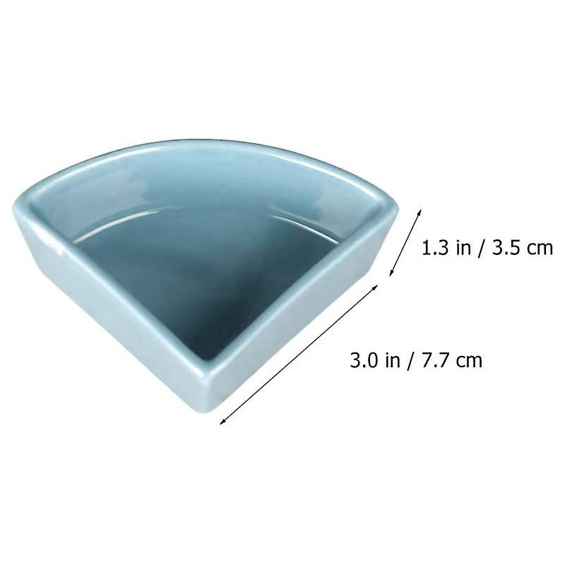 Hamster Bowl, Ceramic, Chewing Bowl, Water Bowl For Small Rodents, Gerbils, Hamsters, Mice, Pigs