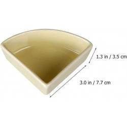 Hamster Bowl Ceramic Chew Bowl Water Bowl For Small Rodents Gerbils Hamster Mouse Pig Turkey Guinea