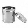1 Pc Coffee Canister Moisture-proof Stainless Steel Thicken Food Storage Tank Coffee Jar Tea Bucket For Bar