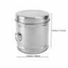 1 Pc Coffee Canister Moisture-proof Stainless Steel Thicken Food Storage Tank Coffee Jar Tea Bucket For Bar
