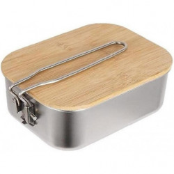 Stainless Steel Portable Bento Box Airtight Food Containers For Outdoor Camping Picnic (silver1pc)