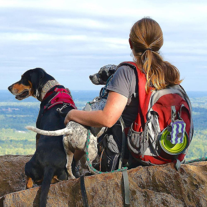 Dog Poop Bag Holder, Pet Garbage Bag Dispenser Holder Leash Attachment, 600