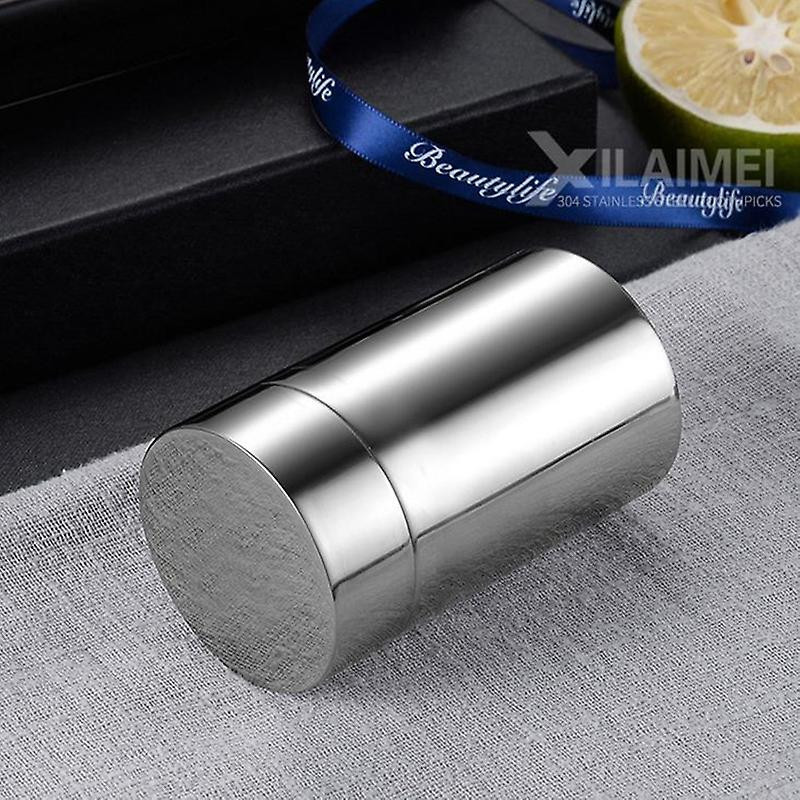 Portable Mini Travel scellé en acier inoxydable feuilles de thé peut boîte de stockage conteneur Jikaix