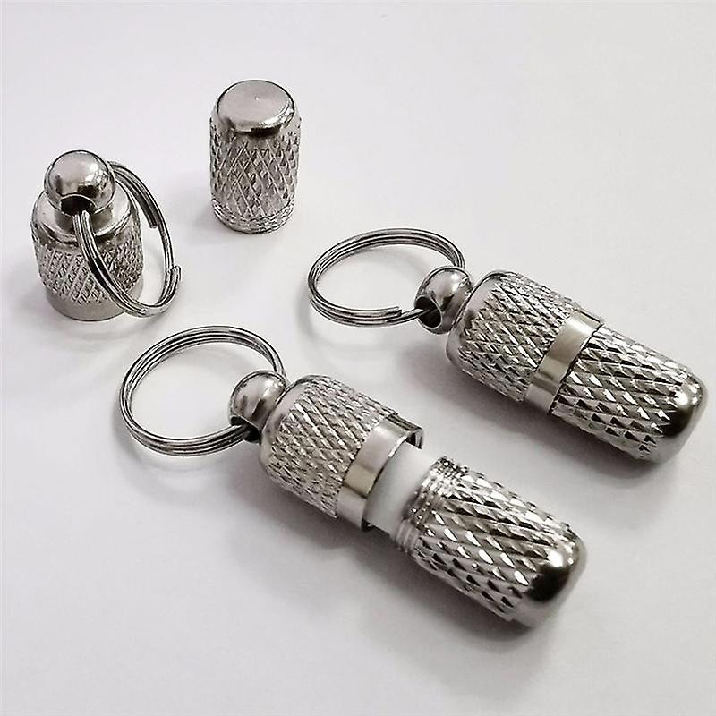 6pcs Pet Name Address Label Tag Storage Capsule Shape Dog Collar Hanging Pendant For Dog Pet Supplies