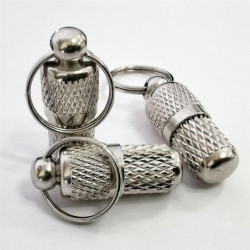 6pcs Pet Name Address Label Tag Storage Capsule Shape Dog Collar Hanging Pendant For Dog Pet Supplies