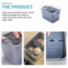 Refrigerator Crisper Drain Storage Bin Food Containers Vegetable Fridge Kitchen Organizadores De Refrigerador Organizer