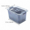 Refrigerator Crisper Drain Storage Bin Food Containers Vegetable Fridge Kitchen Organizadores De Refrigerador Organizer