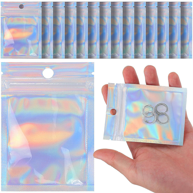 Bags for Jewelry Packaging Sealed Food Storage Plastic Organizer Anti- Oxidize Smell Proof Stash Anti-oxidation 300 Pcs
