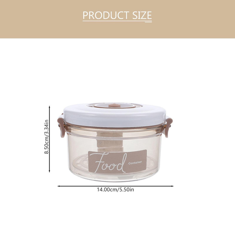 Vacuum Sealed Jar Sealer Containers Fresh Keeping Coffee Airtight Flour Storage Box Portable As