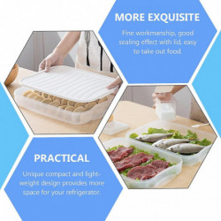 Fridge Fresh-keeping Box Dumpling Sealed Crisper Refrigerator Food Container