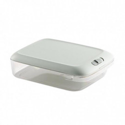 Couvercles en plastique de stockage Bpa Sans fuite Récipient alimentaire Vert Clair B