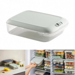 Couvercles en plastique de stockage Bpa Sans fuite Récipient alimentaire Vert Clair B