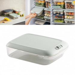 Couvercles en plastique de stockage Bpa Sans fuite Récipient alimentaire Vert Clair B