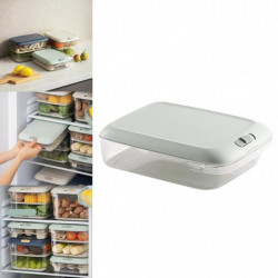 Couvercles en plastique de stockage Bpa Sans fuite Récipient alimentaire Vert Clair B