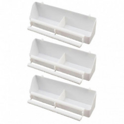 3pcs Bird Feeder Bird Food Bowl Bird Food Box Bird Feeder Bird