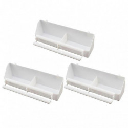 3pcs Bird Feeder Bird Food Bowl Bird Food Box Bird Feeder Bird