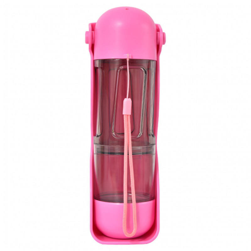 Multifonctionnel Extérieur Pet Water Bottle Portable Dual Use Pet Food Water Container Pet Dog Cat Supplies