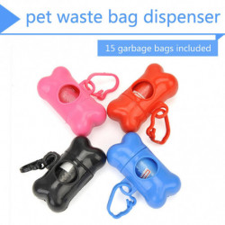 Tissu Dog Bag Holder pour laisse Pet Supplies For Dog Wast Bag Container