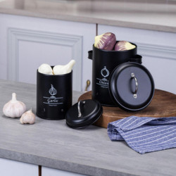 Vegetables Storage Bin Farmhouse Storage Tin With Aerating Holes Kitchen Storage Canister Food Container For [...]