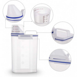Pet Food Storage Container For Little Pets - Airtight Portable Storage Container For Dry