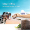Pet Food Storage Container For Little Pets - Airtight Portable Storage Container For Dry