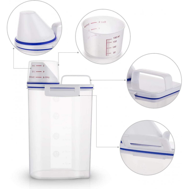 Pet Food Storage Container For Little Pets - Airtight Portable Storage Container For Dry Food Pet Food Storage Container For Little Pets - Airtight Portable Storage Container For Dry Food